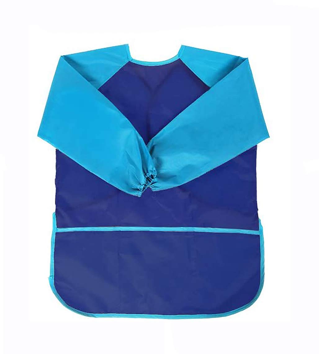 Tablier De Peinture Enfant Imperméable Tooloflife – Manches Longues, 3 Poches, Tailles S/M/L 4 Couleurs