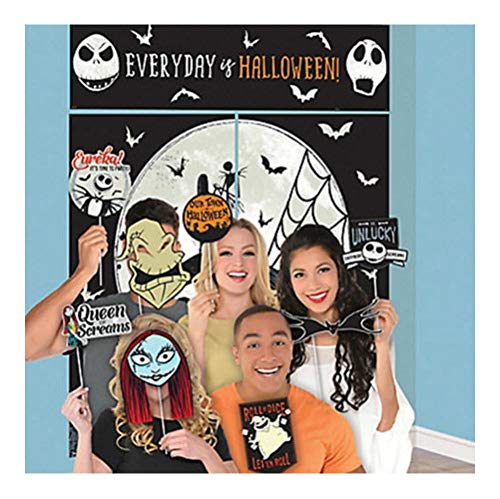Nightmare Before Christmas Scene Setter Halloween Party and 12 Party Props Jack Skellington