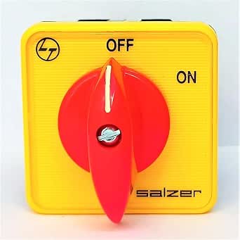 Salzer(L&T) 61004 16A 4 Pole ON-OFF S16 Cam Operated Rotary Switch ...