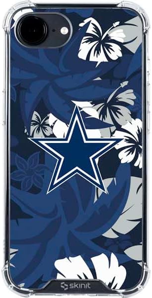 Skinit Clear Phone Case Compatible with iPhone 16e - Officially Licensed NFL Dallas Cowboys Large Logo Design