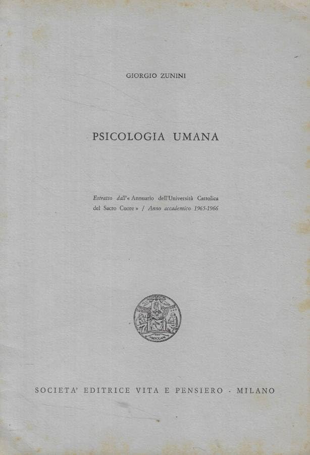 Psicologia umana.