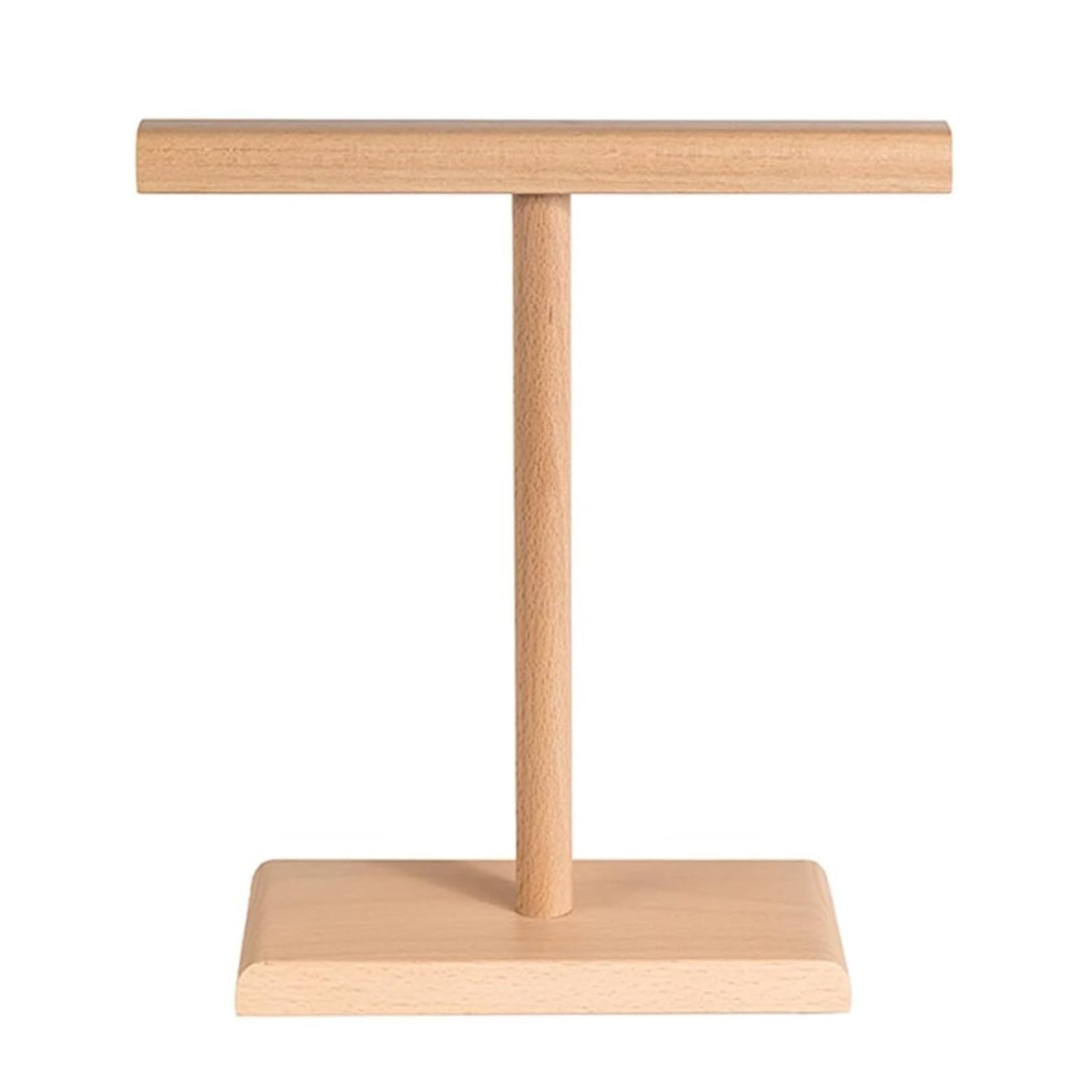 JFGCTYHXY Headphone stand, Solid Wood Gaming Headsets Holder Hanger Headset Simple Bracket Storage PC Stand(B)