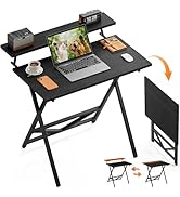 Amazon | WOHOMO デスク 折りたたみデスク 幅80*奥行40*高さ74.5cm