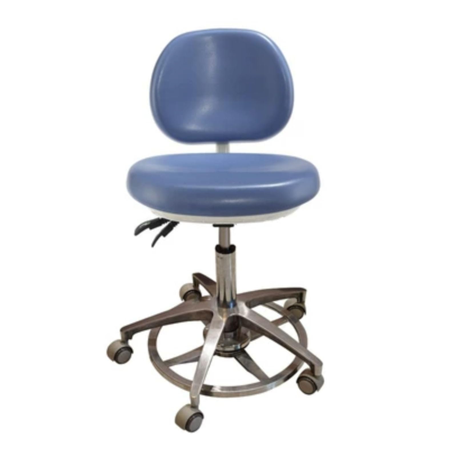 Silla de asistente dental, silla médica, asiento ergonómico, soporte para la espalda, taburete dental para clínicas, consultorios dentales, laboratorios, tienda de manicura, M