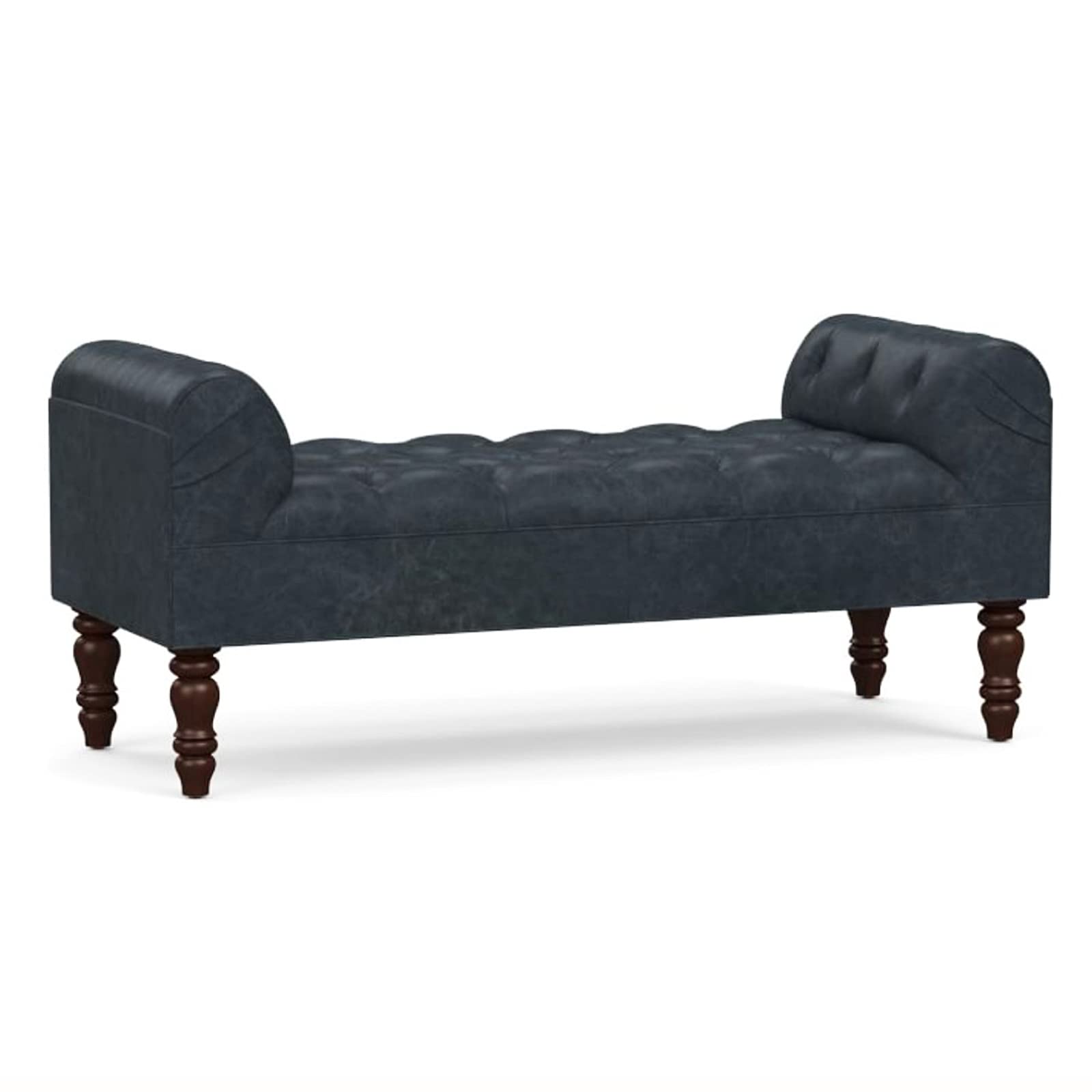 Banc de lit multifonction rembourré avec assise en cuir f et tabouret à langer entrée