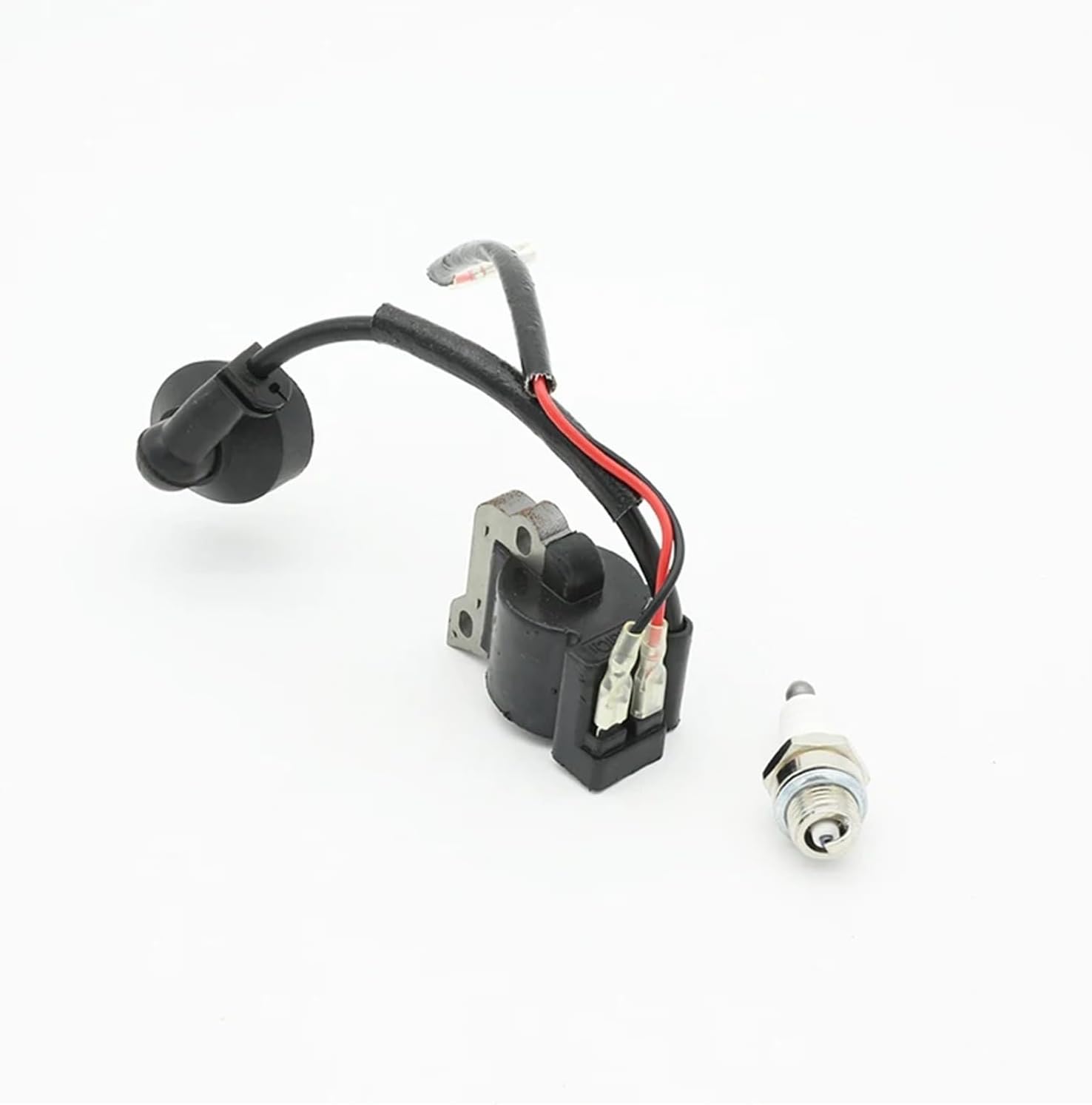 Ignition Coil Spark Plug Fit For TU26 TU 26 32cc Grass Lawnmower Tools Spare Parts