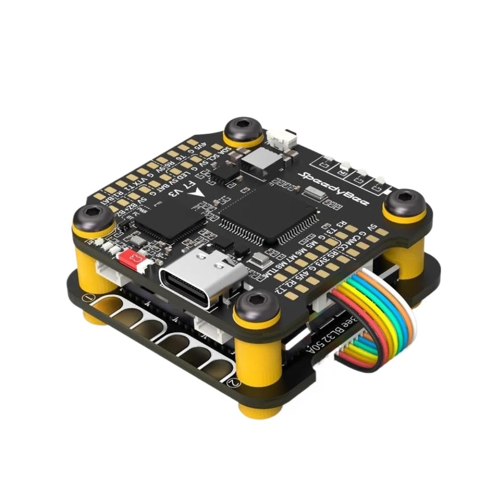 F7 V3 BL32 50A 30x30 Stack Flight Controller mit ESC für FPV-Drohnen, kompatibel mit iNAV Betaflight und Emuflight Firmware(F7 V3 Stack)