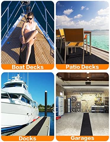 Miniatura 6 de PAMASE Boat Trailer Bunk Carpet - Ultra Thick 13ft*9in Wear-Resistant Marine Carpeting Covers for Boat Lift Bunks, Shock Absorption Padding Mats