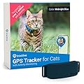 Tractive GPS Cat Tracker, Live Location & History Worldwide, For All Cat Collars (Blue)