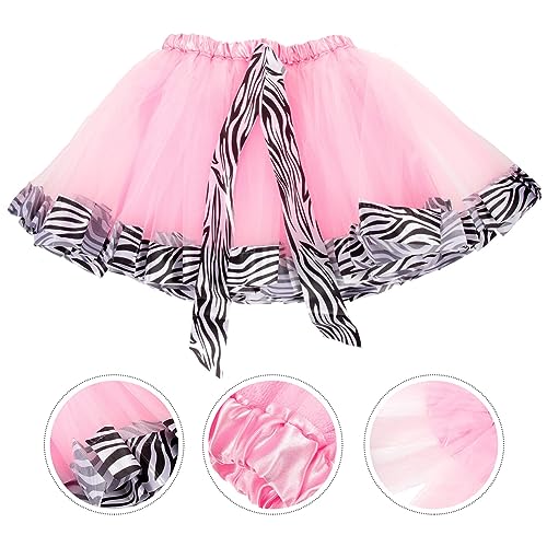 Falda de tutú para niñas con malla de tul capas para bailar 2