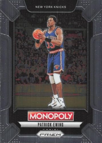 2024-25 PANINI PRIZM NBA MONOPOLY LEGENDS #LEG8 PATRICK EWING NEW YORK KNICKS BASKETBALL OFFICIAL TRADING CARD OF NBA