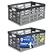 Produktbild KiNDERWELT 2er Set Klappbox 45 L silber/ grau 45 L Faltbox bis 50 kg