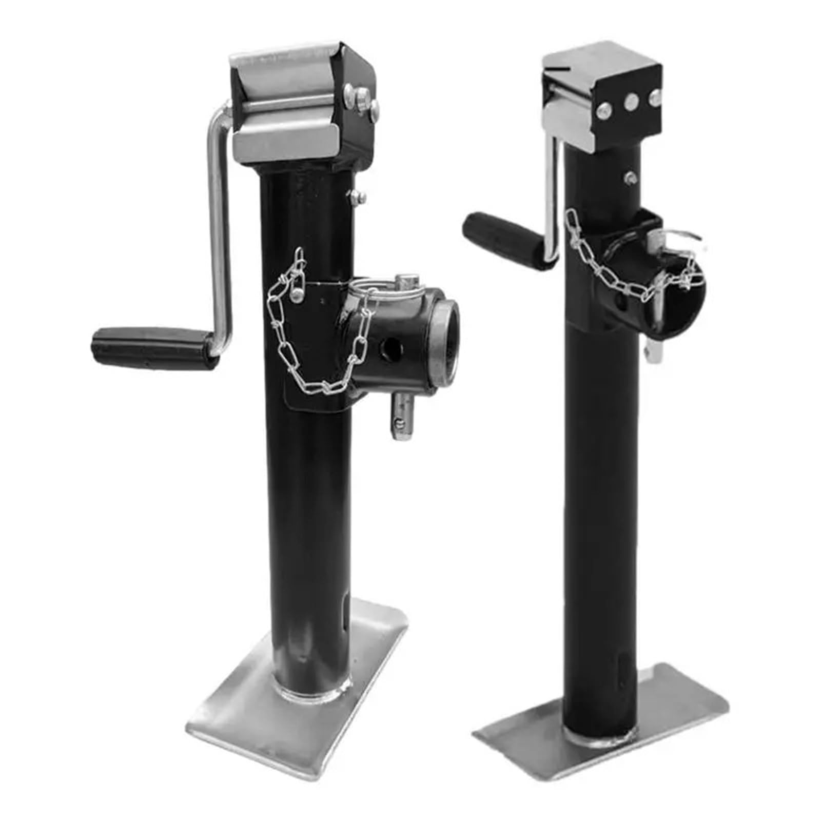 Anhänger Stabilisator RV-Anhängerheber, 2000/5000 Pfund, 10/15 Zoll, Top-Wind, vertikaler Reise-Camper-Wagenheber, höhenverstellbar, RV-Hebeständer, Stützbein für Tragbar(5000Lbs 15 inches)