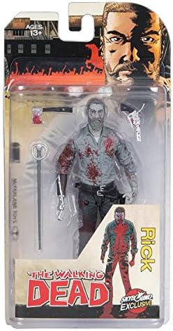 The Walking Dead Rick Grimes 2016 Action Figure (Bloody B&W)