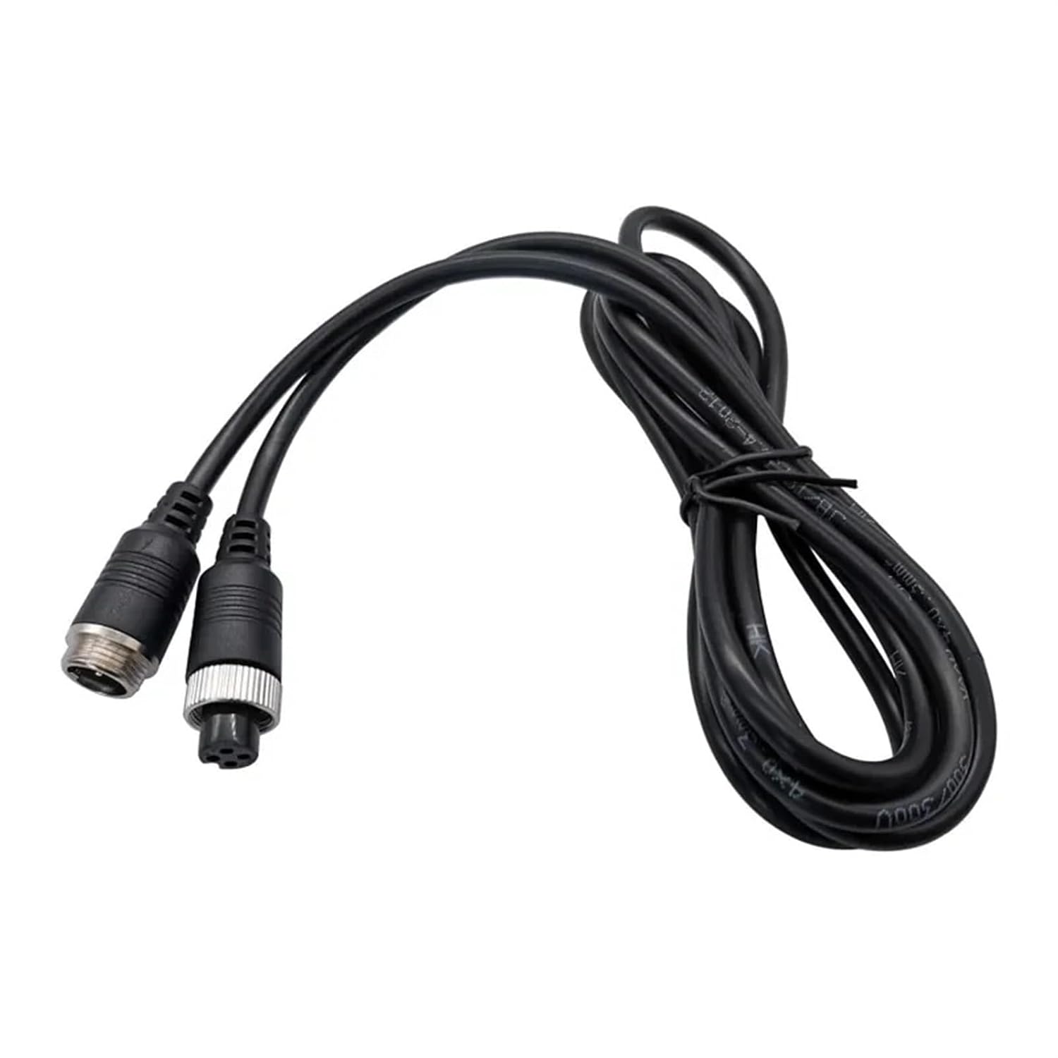 GX12 connectors with 2m PVC Cable GX12-2pin 3pin 4pin Butt Joint Extension Cable Male to Female Wire Diameter 6.7mm(3Pin Female Male)