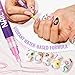 Nail Art Pens Set 3D Nail Polish Markers for Gel Nails 12 Colors Graffiti Dotting Pen 0.5mm Acrylic Paint Pens Drawing Painting Lines Pen for DIY Nails Art Design Doodle Pen Manicure Tools