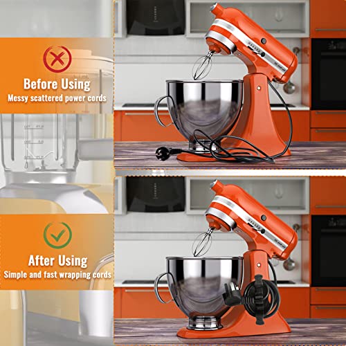 Run Helix Cord Organizer For Appliances 2Pack Appliance Cord Wrapper,Cord Winder For Storage Appliances, Mixer, Blender, Coffee Maker, Pressure Cooker And Air Fryer #TOP5