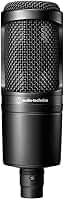 Microfone audio-technica AT2020 Pro Cardioide Condensador, Preto, Grande