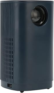 Mini Projetor 1080P Full HD, Projetor Portátil 4K Compatível Com Tela de 16 a 100“, Projetor Com Controle Remoto e Alto-falante Duplo Projetor Portátil para Família Ao Ar Livre (plugue americano)