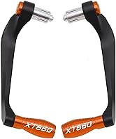 Vista 4 de Para Yamaha XT660/X/R/Z XT660X XT660R XT660Z Agarres de manillar de motocicleta Guardia Palancas de embrague de freno Protector de barra de manillar