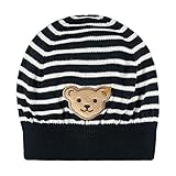Steiff Jungen Mütze Winter-Hut, Navy, 49