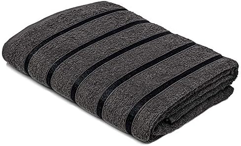 Towelogy® Luxury Bath Sheets 100% Organic Egyptian Cotton Jumbo Large Extra Absorbent Bathroom Towel Sets 500 GSM (Pack of 1, Black)