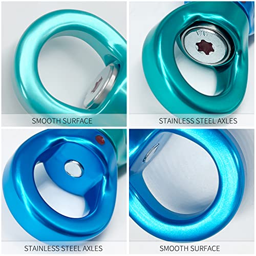 S.E.PEAK 35kN Swing Swivel, CE Certified Safe Swivel Hook, 360°Rotational Device, Silent Hanging Accessory for Tree Swing, Aerial Dance, Swing Spinner Hanger, Rock Climbing, Hanging Hammock,Carabiner