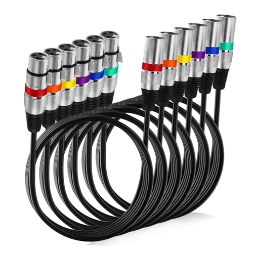 Câbles XLR mâle vers femelle YARNOW en cuivre pur double blindage pour studio de musique