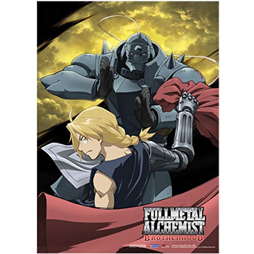 Great Eastern Entertainment FMA Brotherhood Moon Wall Scroll, 33 by 44-Inch