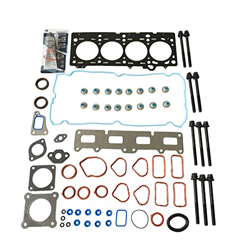 Image of Partsflow Engine Cylinder Head Gasket Set W / 10 Head Bolts for Chrysler Pt Cruiser 2002-2009 for Jeep Liberty 2002-2005 for Jeep Wrangler 2003-2006 2.4L (16 Valve), VIN Code B 1 inch OE#HS9946PT