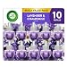 Air Wick Plug in Scented Oil 10 Refills, Lavender & Chamomile, Eco Friendly, Essential Oils, Air Freshener
