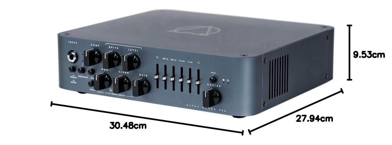 ベース DARKGLASS ALPHA OMEGA 900 HEAD Darkglass Alpha·Omega 900 Bass Head – Thomann Italia