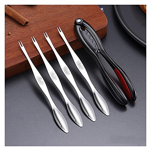 WDSOPK Juego De Herramientas para Mariscos, 5 Piezas, Palillos para Galletas De Mariscos, Juego De Herramientas para Langostas, Cangrejos, Langostinos, Camarones, Hermoso Regalo