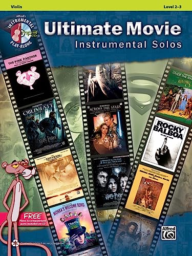 Ultimate Movie Instrumental Solos for Strings: Violin, Book & Online Audio/Software/PDF (Ultimate Pop Instrumental Solos Series)