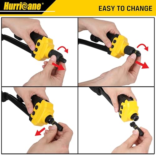 image for HURRICANE 16” Rivet Nut Tool, Hand Rivet Nut Tool with 13 Metric and