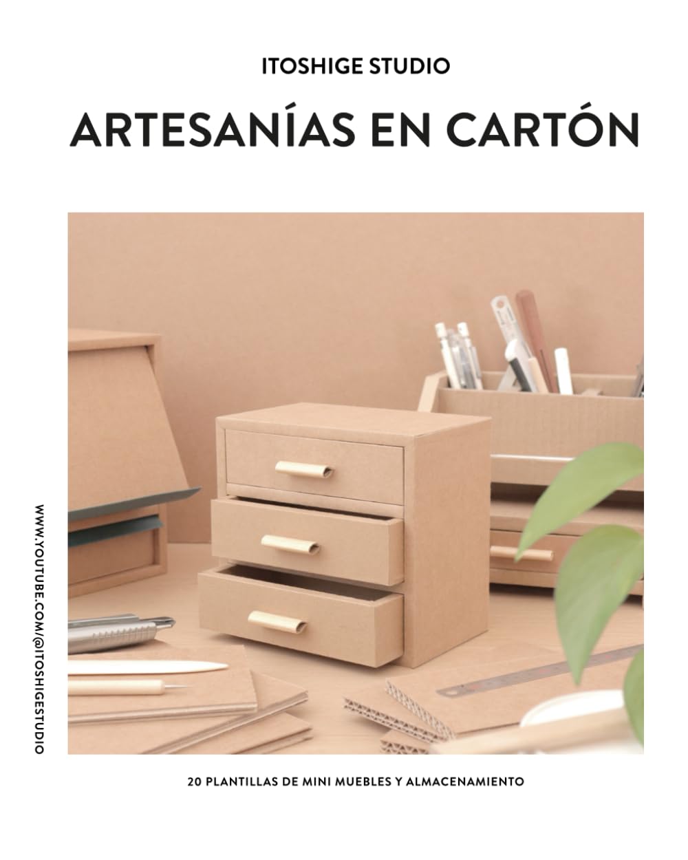 ARTESANÍAS EN CARTÓN POR ITOSHIGE STUDIO MINIMUEBLES Y ALMACENAMIENTO