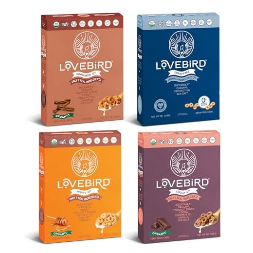 Lovebird Organic Gluten Free Cereal Variety Pack