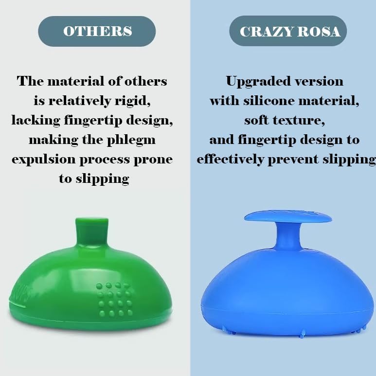 Amazon.com: Chest Percussion Cup for Adults - Manual Physical Vibration  Therapy for Sputum Break up, Phlegm Removal, Lung Expectoration Aid, Palm  Silicone Self Aspirator Device (Small) : Health & Household