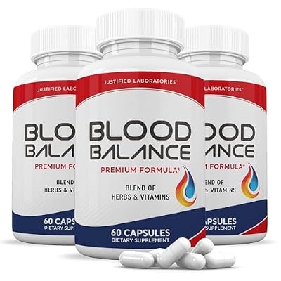 (3 Pack) Blood Balance Advanced Formula 688MG Supplement Pills 180 Capsules