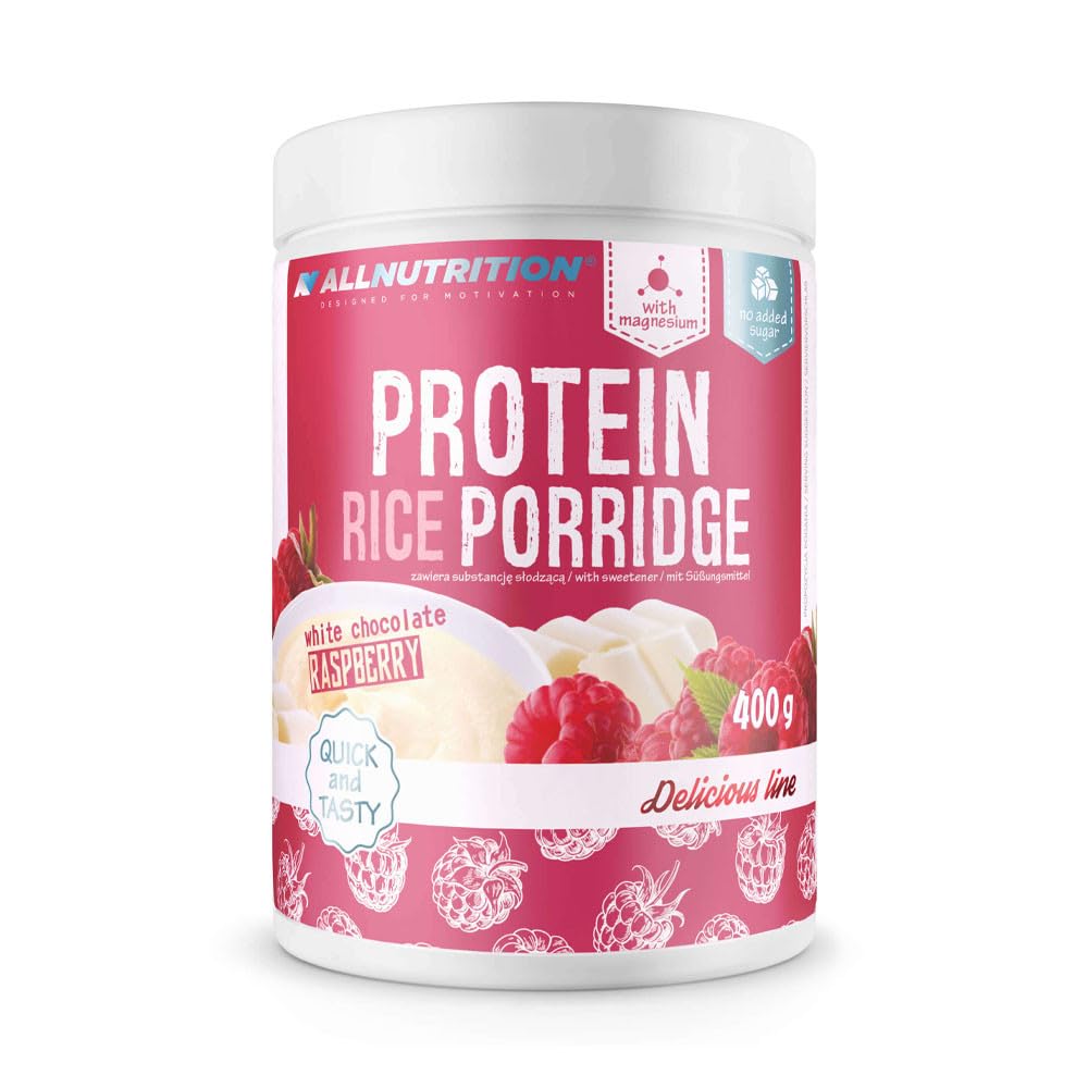Allnutrition Protein Rice Porridge White Chocolate Raspberry 400G