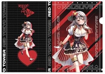 Amazon.co.jp: ホロライブ×RED° TOKYO TOWER クリアファイル 沙