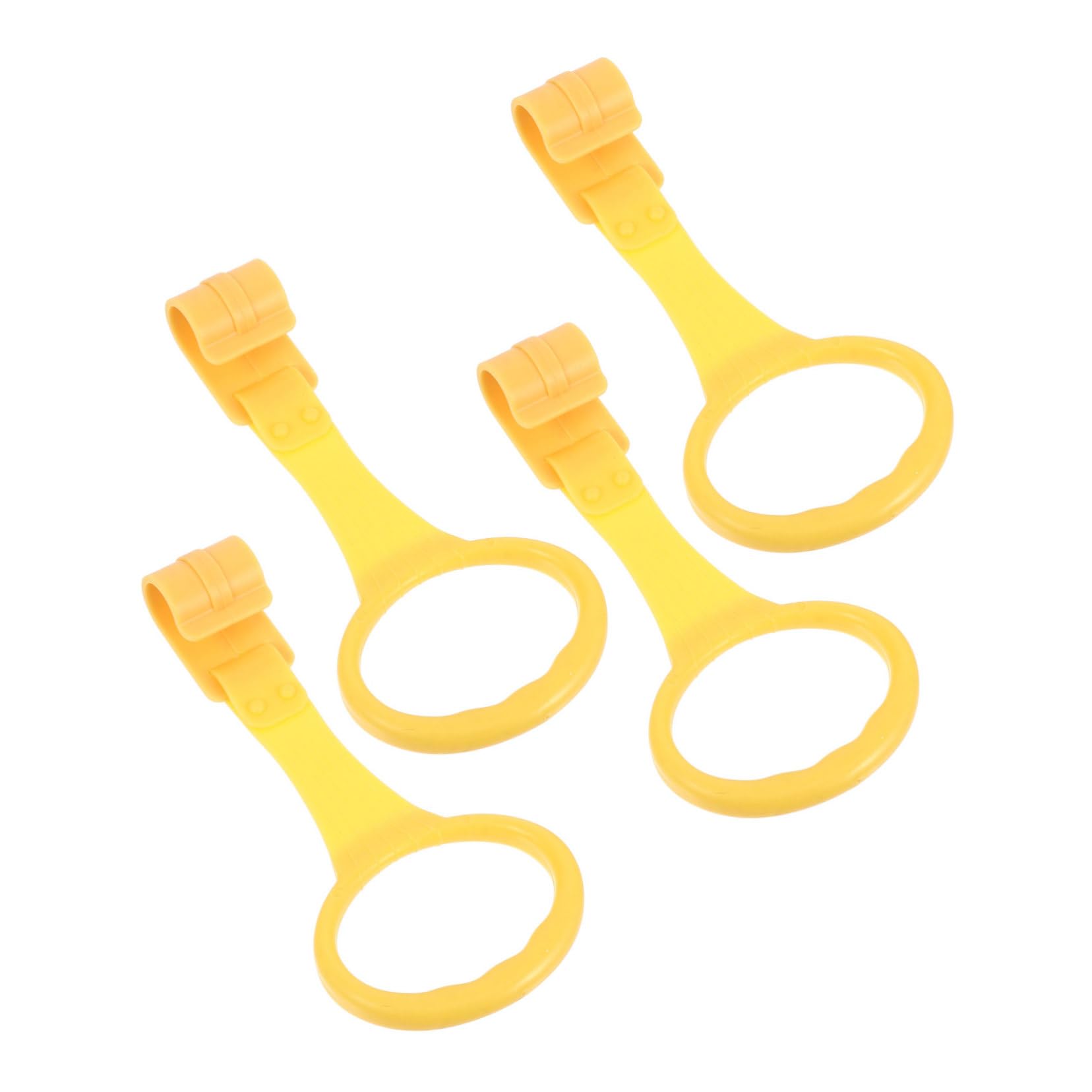 Yardwe 4pcs Baby Pull Rings Infant Pull Ring Toy Nursery Cot Portable Baby Care Playpen Toy Random Color