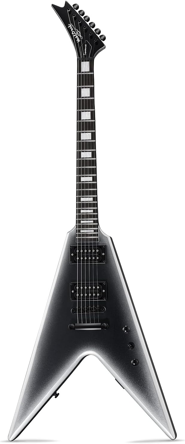 WestCreek CERBERUS Solid Body Electric Guitar, V Heavy Metal Guitar, Right Handed, Rounded End Frets, Bone Nut, Rosewood Fretboard, Mahogany Body