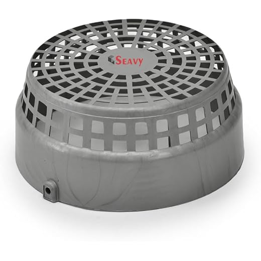 Seavy 6 PVC Cowl Cover for Duct Pipe Prevents Birds and Ins