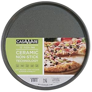 casaWare Pizza/baking Pan 12-inch (Silver Granite)