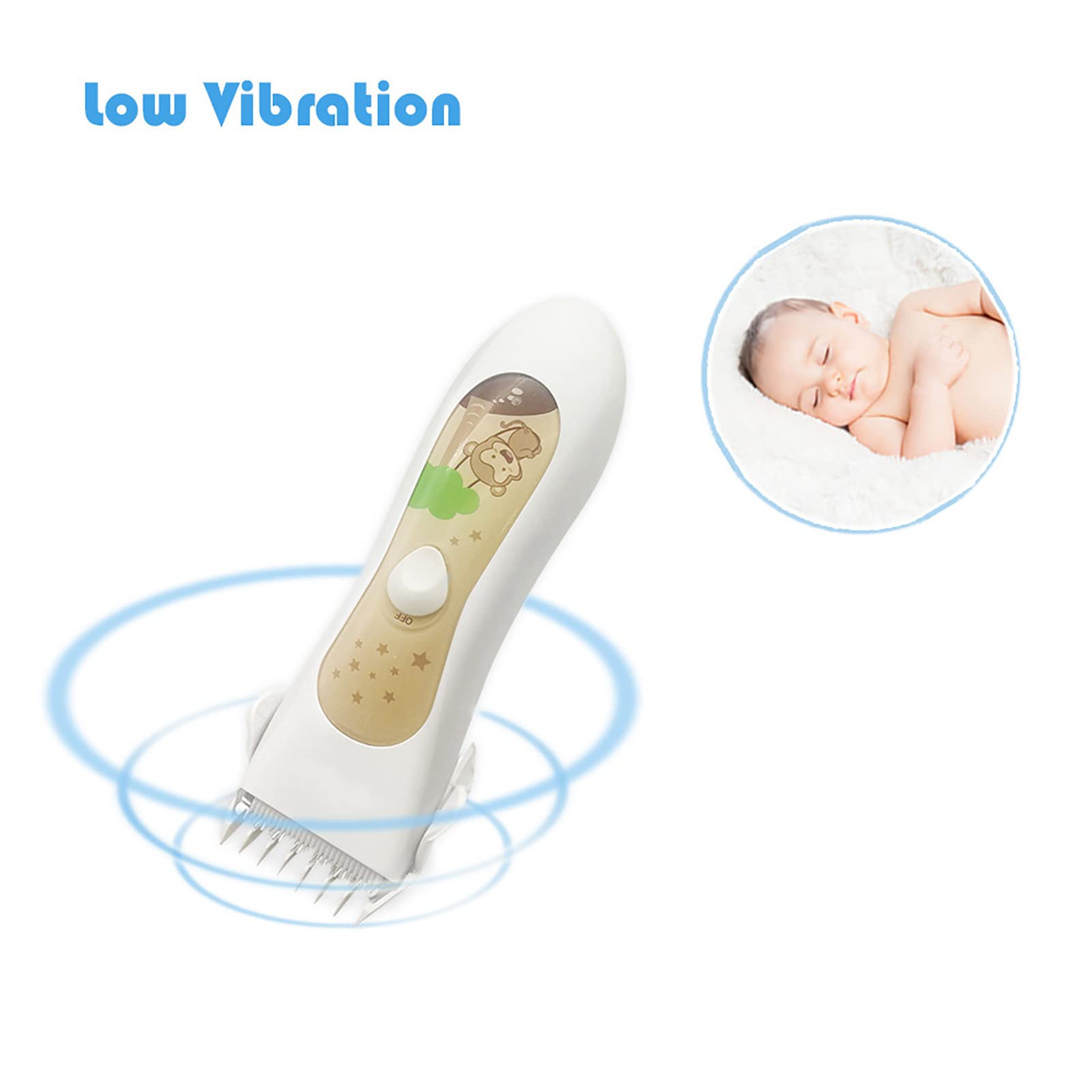 Tosatrici a testa elettrica 8 in 1 per Baby Professional, tagliacapelli silenziosi per bambini, kit per taglio di capelli impermeabile per bambini neonati, Ce Rohs