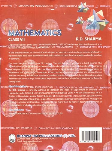 Mathematics Class - 7