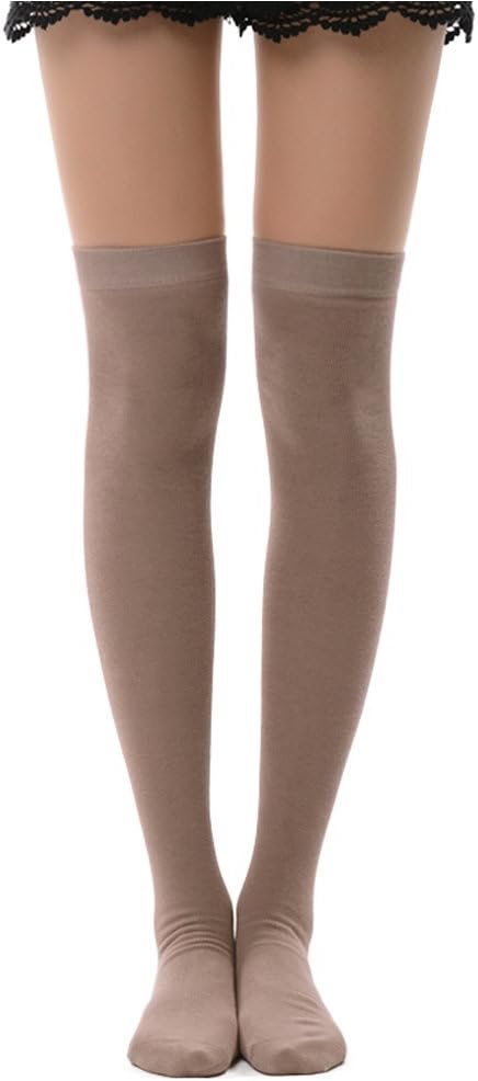Women's Over Knee High Socks, Tube Dresses Fashion Cotton Thigh High Socks Stockings Cosplay Socks