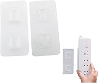 Vista 6 de Soporte de tira sin tornillos, 4 pares de montaje en pared, sin tornillos, fijador de pared, hebilla única