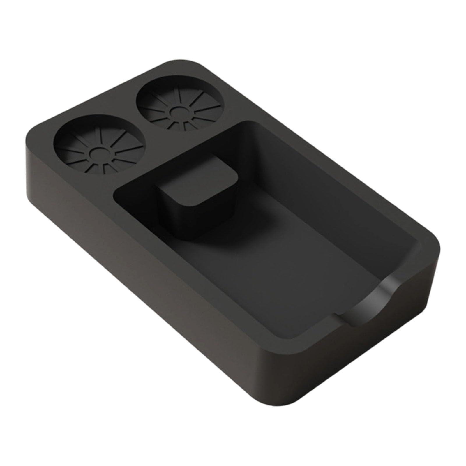 User Friendly Silicone Coffee Grounds Box Base for Various Machines Nonslip Design Quiet and Easy to Clean Box